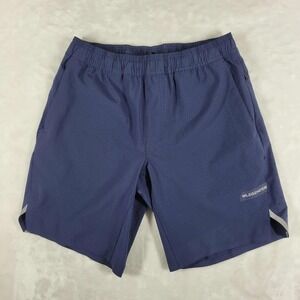 Legends‎ Shorts Men's Medium Blue Lined 9" Inseam Active Gym Training Run